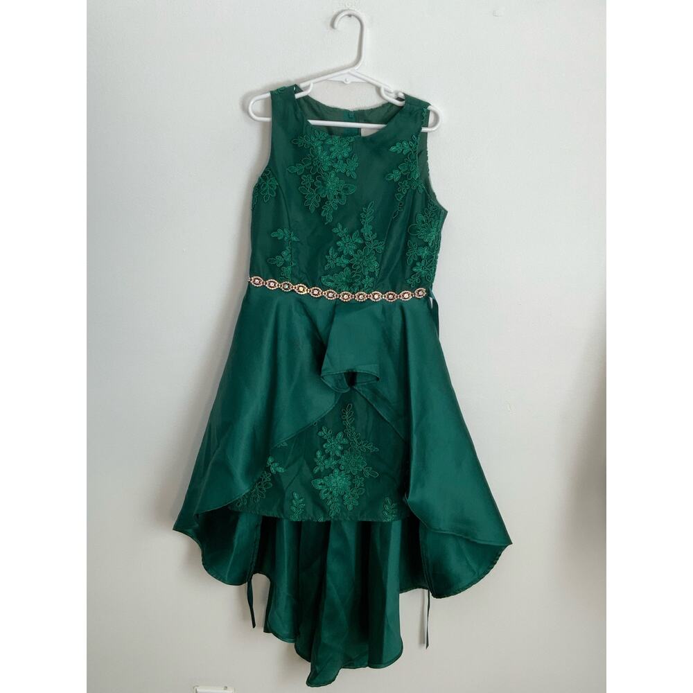 Elegant Green Kids Dress